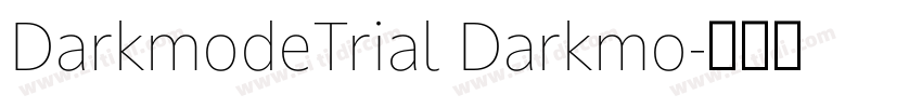 DarkmodeTrial Darkmo字体转换